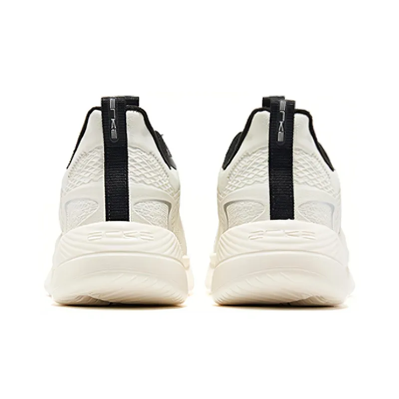 Erke Low Top Running Shoes Men's Black-3