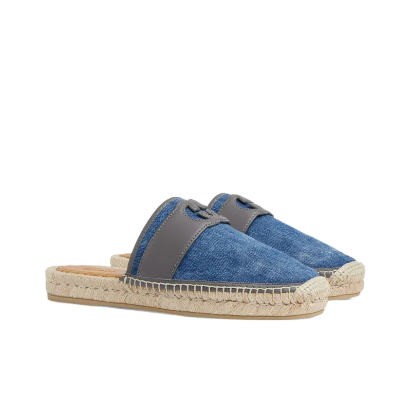 GUCCI Closed Toe Slippers Men's Blue-1