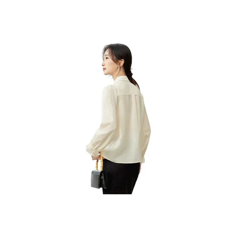 SENTUBILA Shirts Women's Birch Apricot-1
