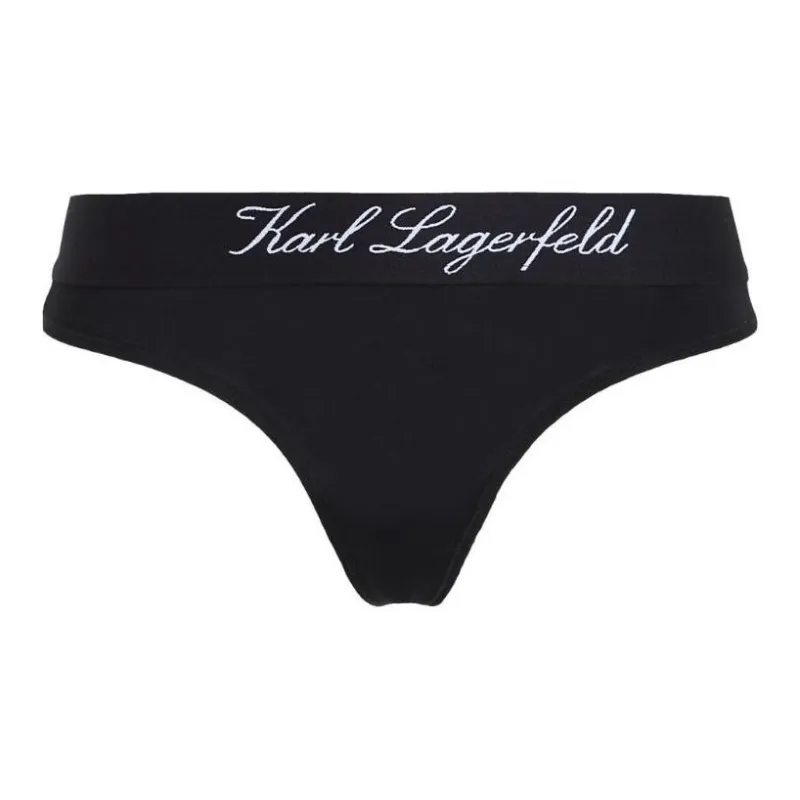 KARL LAGERFELD / Karl Lagerfeld Jeans Hotel Karl Low-rise Thong-0