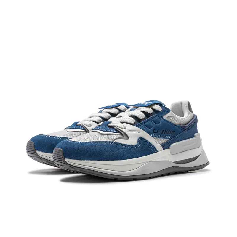 LiNing 001 Innocence V2 Cushioning Anti Slip And Wear Resistant Support Casual Shoes Men's Blue-2