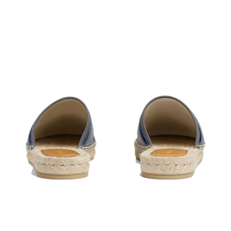 GUCCI Closed Toe Slippers Men's Blue-3