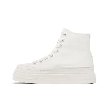 Dickies High Top Canvas Shoes Women's Beige
