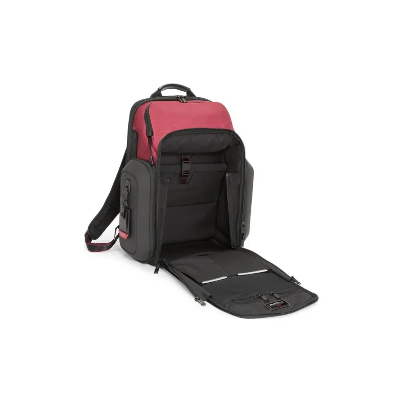 TUMI Fabric Backpack Large Size Unisex Red Gradient-3