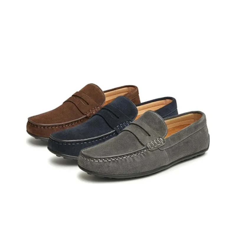 TATA Dress Shoes Men Low Top Solid Color-10