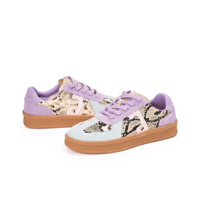 Joy&Mario Height Increasing Low Top Skateboard Shoes Women's-10
