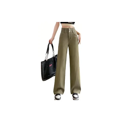 Tonlion Casual Pants Women's Light Army Green