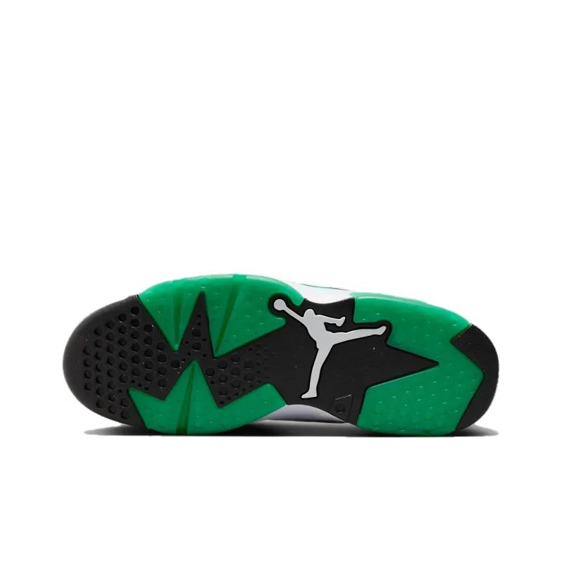 Jordan Jumpman MVP Shock Absorbers With Slip Resistant Features High Top Vintage Basketball Shoes Women's White Green-5