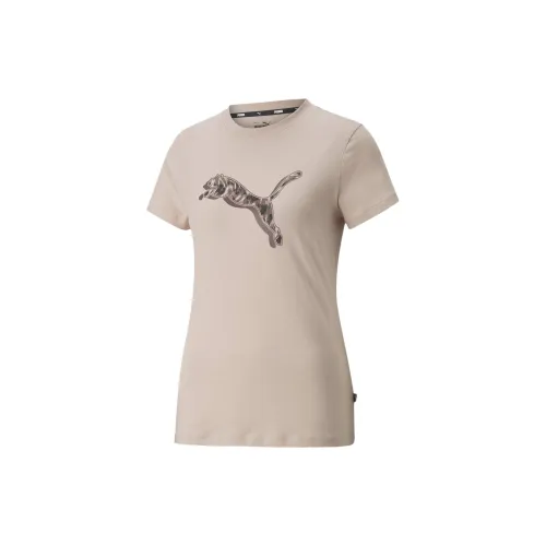 PUMA Power Safari T-Shirts Women's Sand