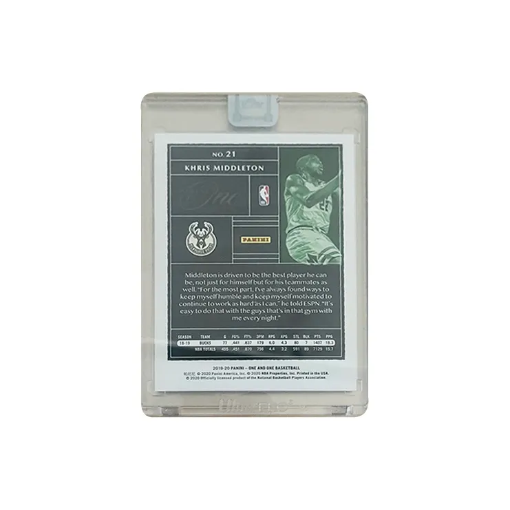 PANINI 19 20 Khris Middleton Basketball Card Product Pass Sports Cards 1 Pc-1