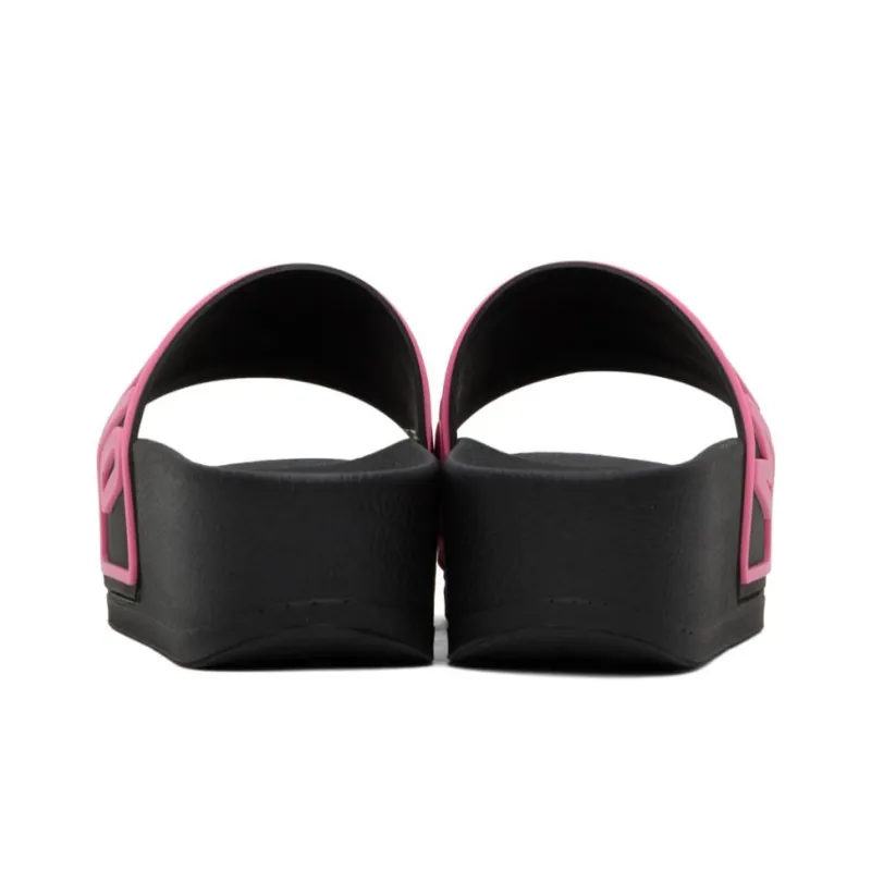 MOSCHINO Slide Slippers 5cm Women's Black-3