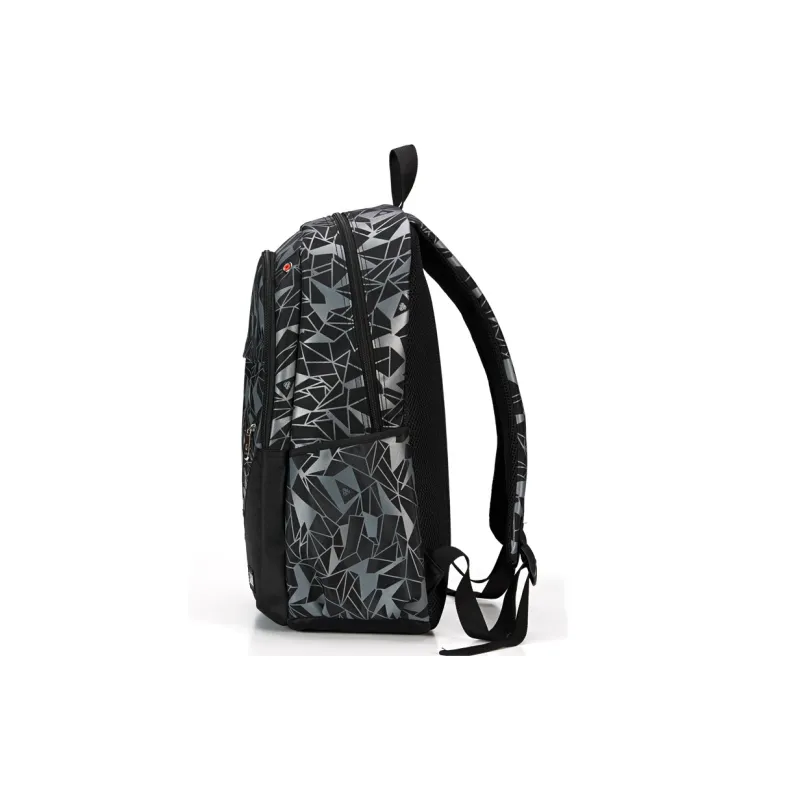 L&M Oxford Backpack Laptop Bags Regular Unisex Black-2