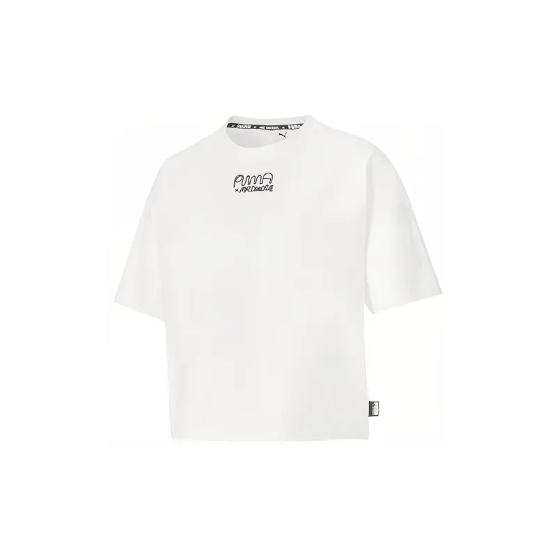PUMA x Mr Doodle T Shirt Women's White-1