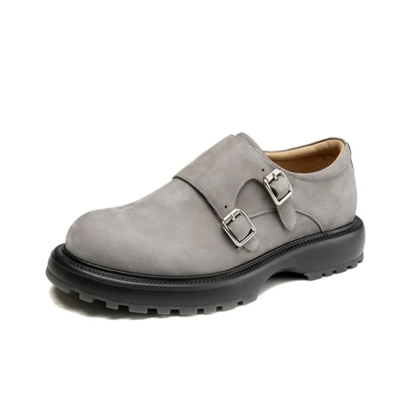 AOKANG Loafers 3.5cm Men's Gray-1