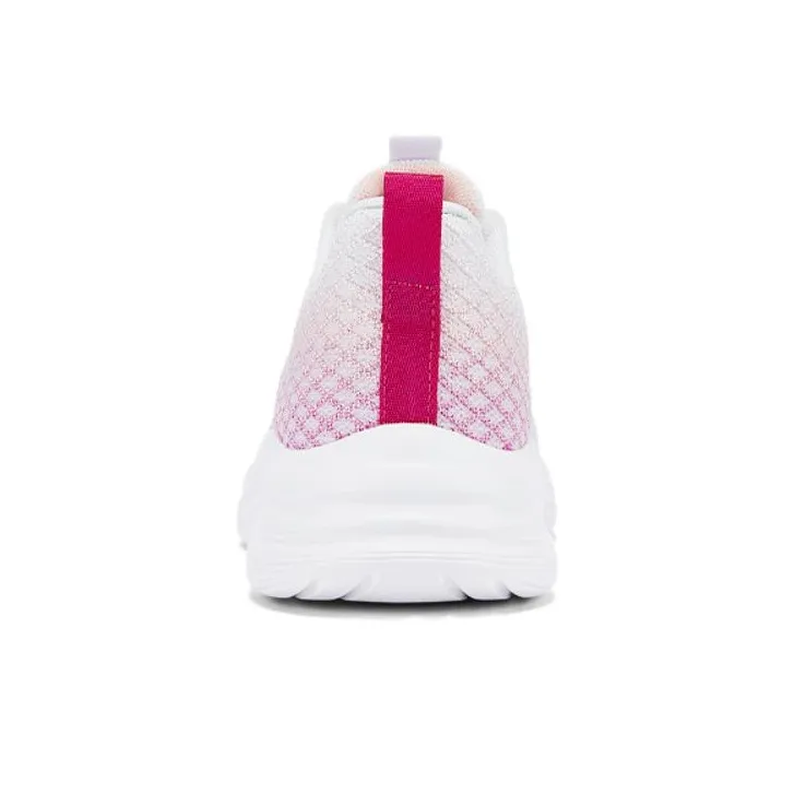 Warrior Durable Breathable Low Top Running Shoes Women's White Pink Purple-3