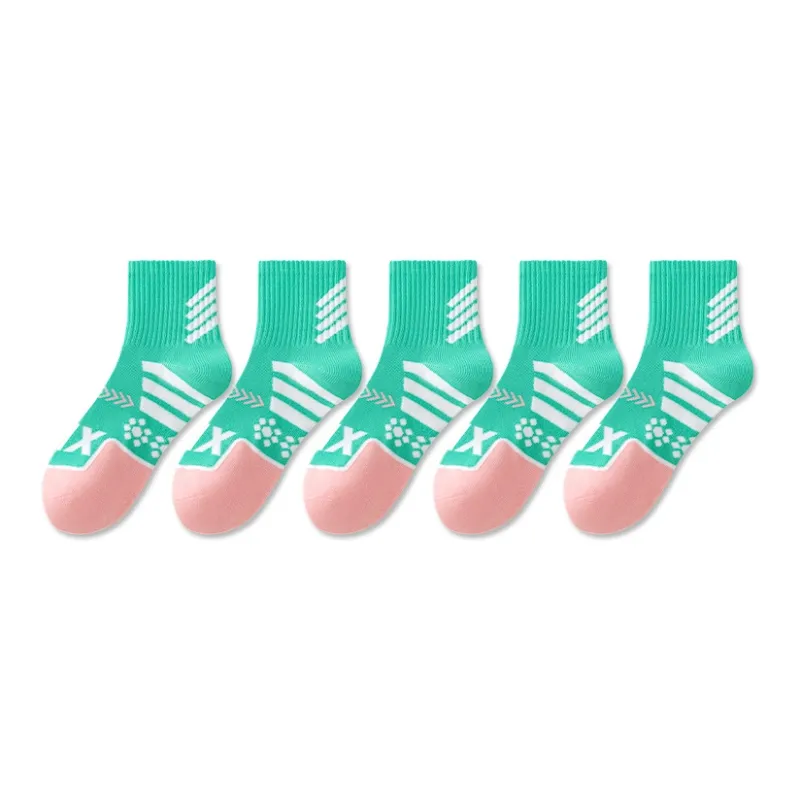 LUOLIAN Mid Calf Socks Women's 5 Pack-50