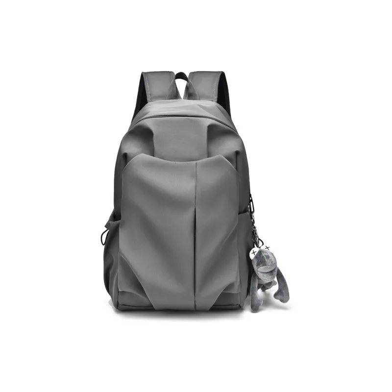 Dusen Kangaroo Canvas Backpack Regular Unisex White/Black/Gray/Red-8