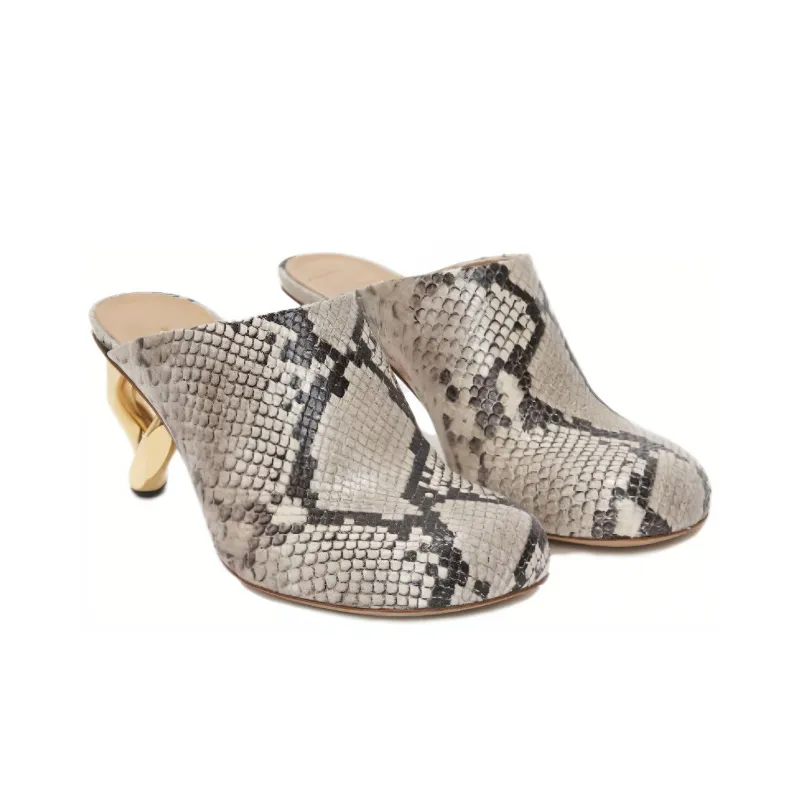 JW Anderson Chain Heel 80mm Mules-2