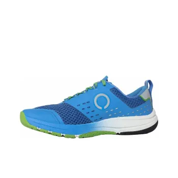 SKORA Cushioned Slip-Resistant Low-Top Casual Running Shoes Men's Blue White