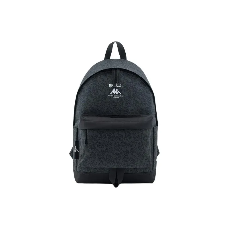 Kappa Blue Elf Collaboration Polyester Backpack Regular Unisex Steel Grey All Over Print-0