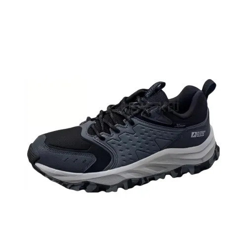 XTEP Outdoor Shoes Men Low-Top Black Gray