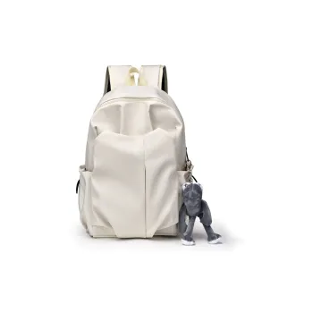 Dusen Kangaroo Canvas Backpack Regular Unisex White/Black/Gray/Red