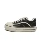 Black with White Stitching