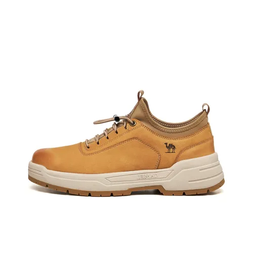 CAMEL Slip-Resistant Cushioning Low-Top Outdoor Shoes Men's Gold