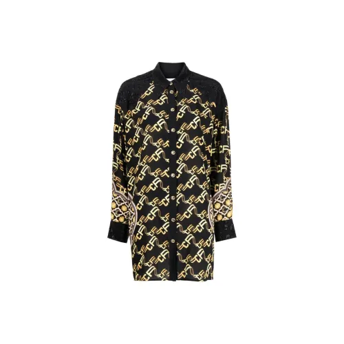 CAMILLA Graphic-print Silk Shirt