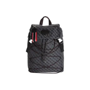 GUESS Canvas Backpack Men's Light Blue With Accent Of Dark Blue
