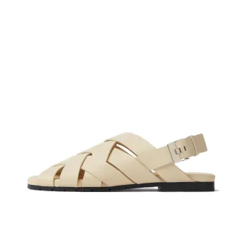 Bottega Veneta Alfie Strap Sandals Men's Beige