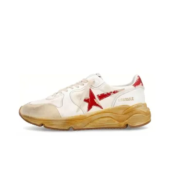 Golden Goose Running Sole White Red