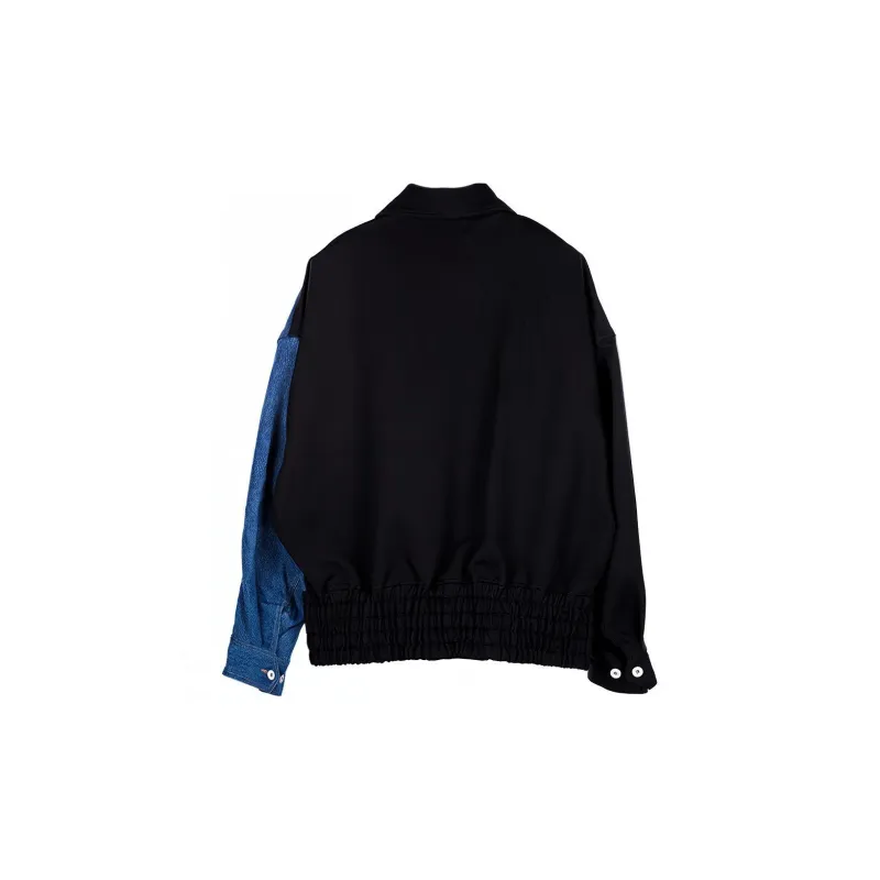 Feng Chen Wang Jackets Men Black Blue-1
