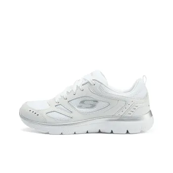 Skechers Summits Cushioning, Abrasion Resistant, Breathable, Lightweight Low Top Casual Shoes Women's White