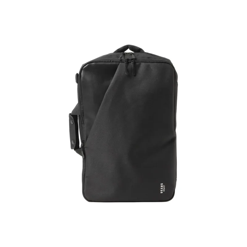 Beams Polyester Shoulder Bag, Crossbody Bag, Handbag Men's Black-5