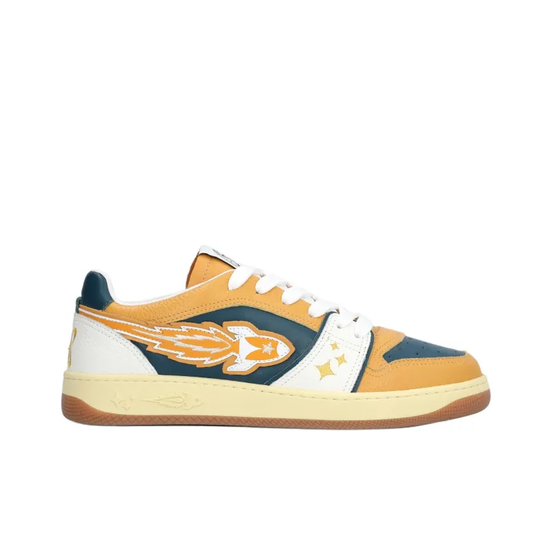 ENTERPRISE JAPAN Rocket Low Top Skateboard Shoes Men's Yellow-1