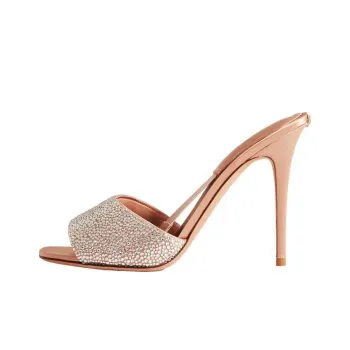 Valentino Odor Resistant Slide Slippers Women's Rose Gold