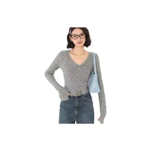 Y6Y Knitwear Women's Gray