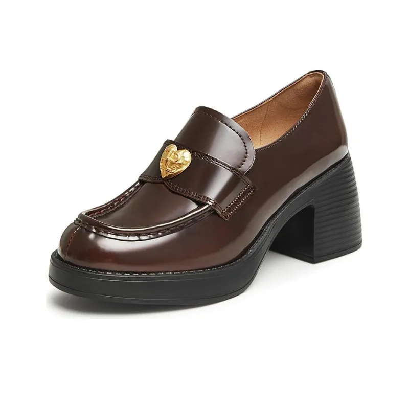 TATA Loafers Women's Solid Color-7