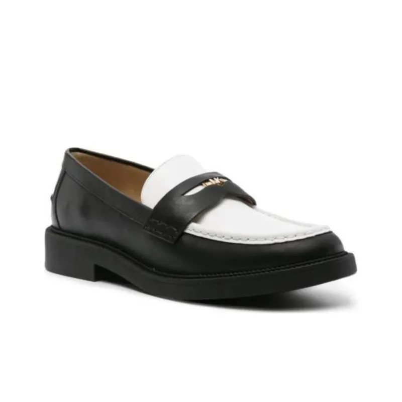 MICHAEL KORS Loafers Women's Black White-2