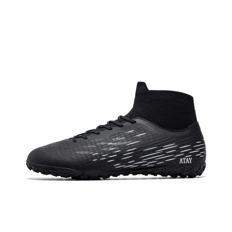 ATAY Soccer Shoes Unisex High Top Black-18
