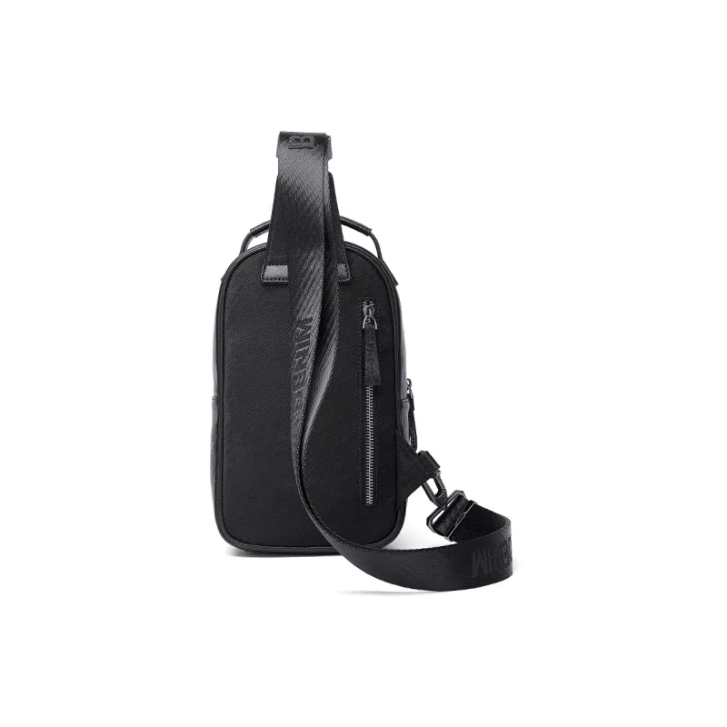 BISON DENIM Top Grain Cow Leather Shoulder Bag Crossbody Bag Sling Bags Regular Men's Black-2