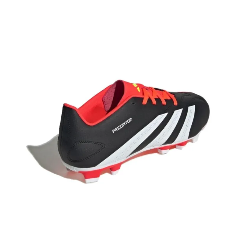 Adidas Predator Club Fxg 'Black White Solar Red'-2