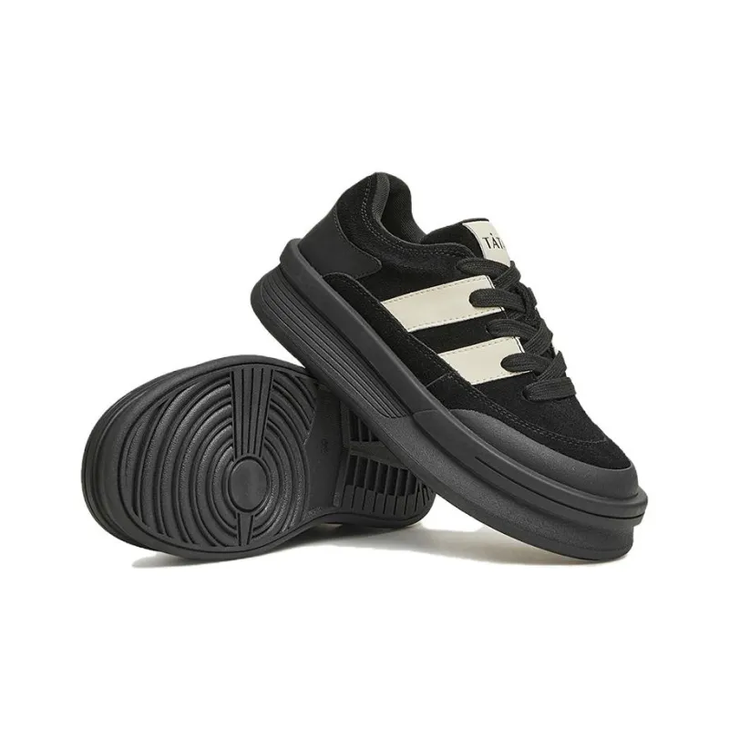 TATA Skateboard Shoes Women's Low Top Solid Color-9