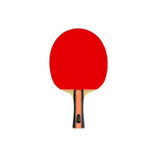 DOUBLEFISH DHS Ping Pong Paddles Unisex Pure Wood Red Unisex Pinewood Carbon Fiber Red