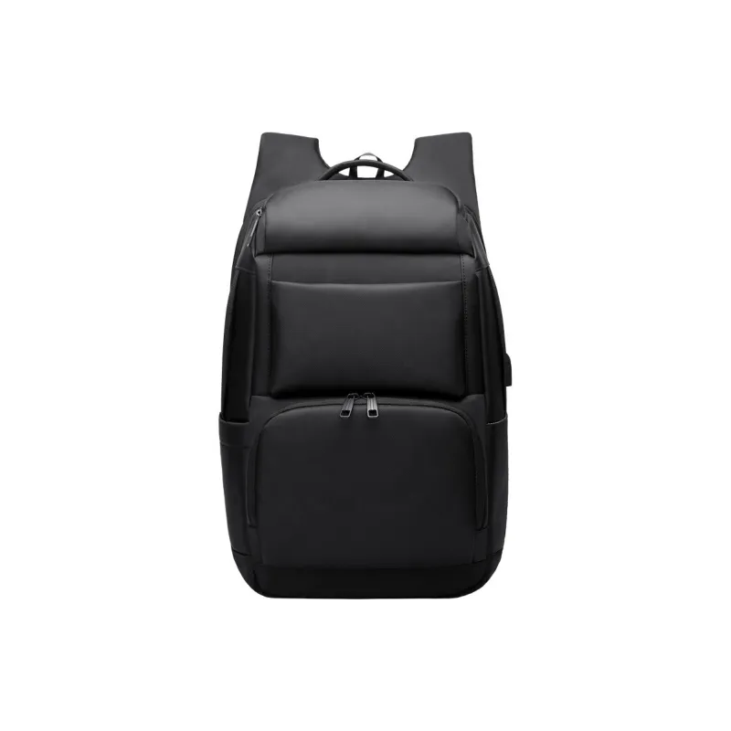 MingLu Oxford Backpack Unisex Black-0