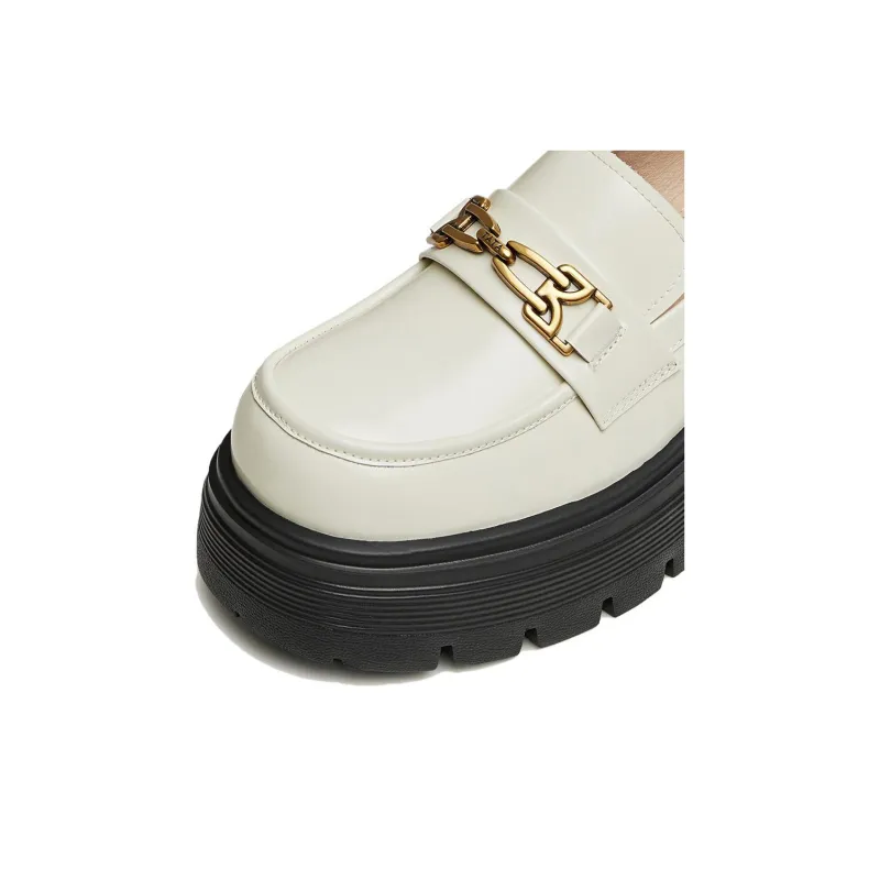 TATA Loafers Women's Solid Color-4