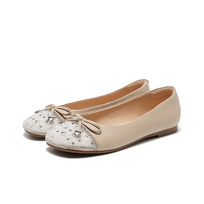 ST&SAT Slip-on Unlined Shoes Low Heel Flat Women's Black-6