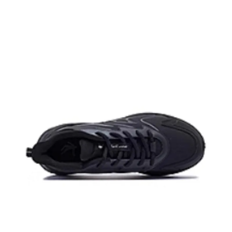 QIAODAN Low Top Running Shoes Women's Black Gray-2