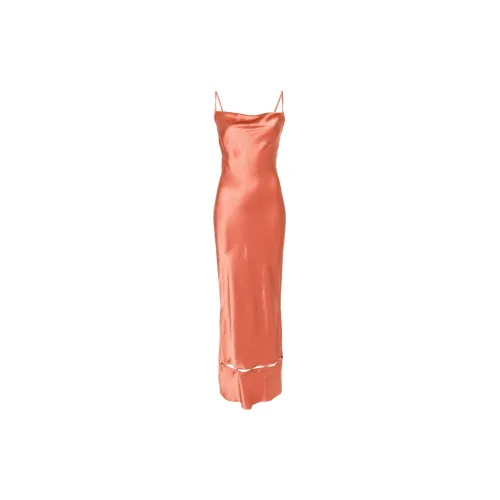 NANUSHKA Slip Dresses Women's Burnt Orange